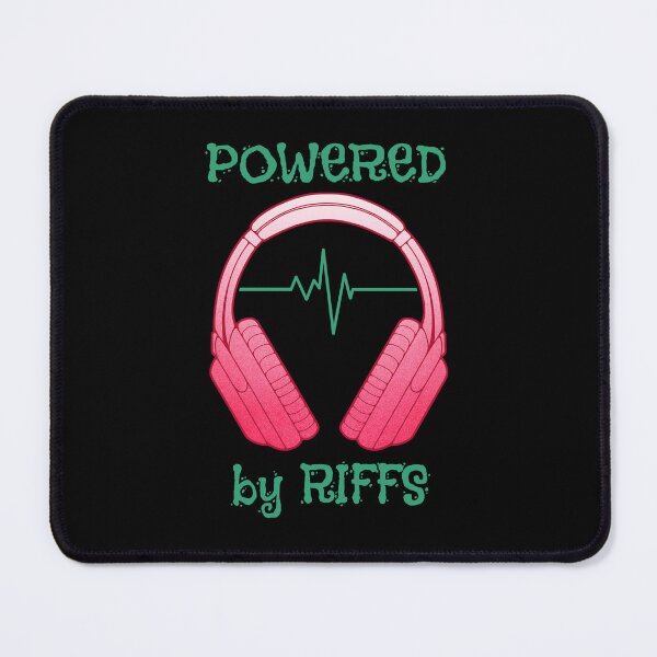 Item preview, Headphones | Powered By Riffs designed and sold by ObsidianDaz.