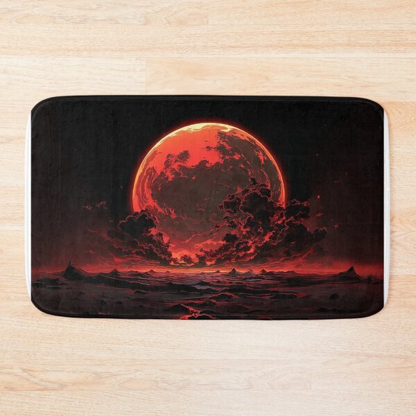 Item preview, Red Planet Rising With Clouds designed and sold by Christian Weiss.