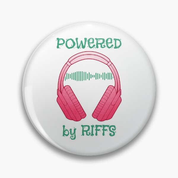 Item preview, Headphones | Powered By Riffs designed and sold by ObsidianDaz.