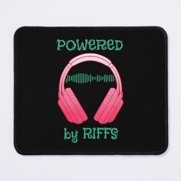 Item preview, Headphones | Powered By Riffs designed and sold by ObsidianDaz.