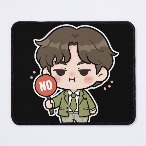 Item preview, BTS V Chibi Meme – Cute “No” Expression designed and sold by IMCons.
