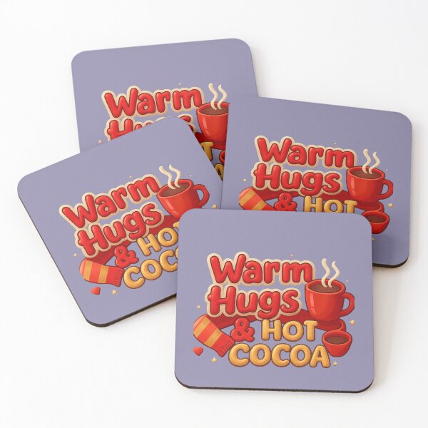 Item preview, Warm Hugs & Cocoa Vibes. Câlins & Chocolat Chaud designed and sold by Drawingshirts.