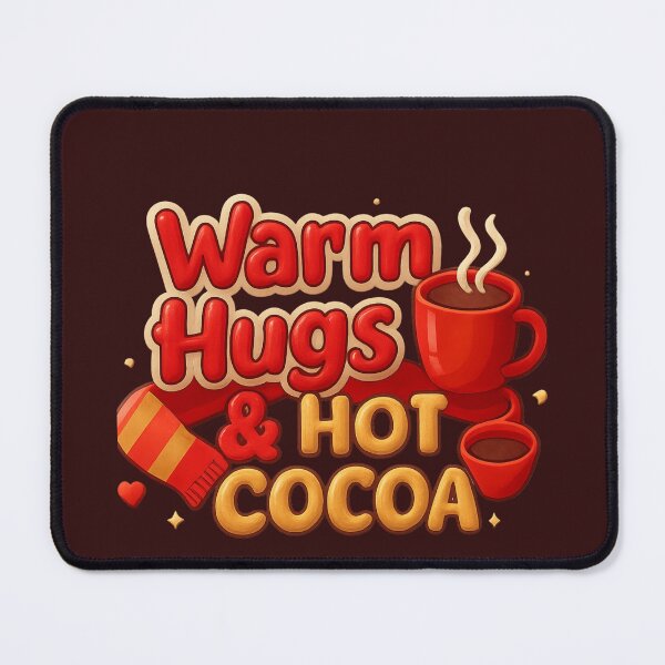 Item preview, Warm Hugs & Cocoa Vibes. Câlins & Chocolat Chaud designed and sold by Drawingshirts.