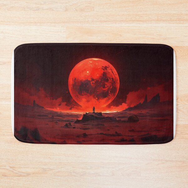 Item preview, Lone Figure Facing Red Planet designed and sold by Christian Weiss.