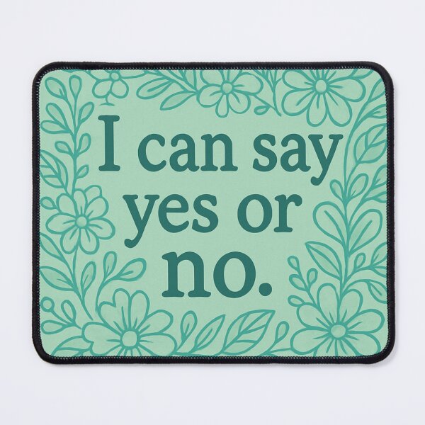Item preview, I Can Say Yes or No | Positive SEL Affirmation designed and sold by MforMontessori.