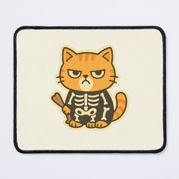 Item preview, Skeleton Tuff – Spooky Grumpy Cat Halloween Design designed and sold by Puff & Tuff.