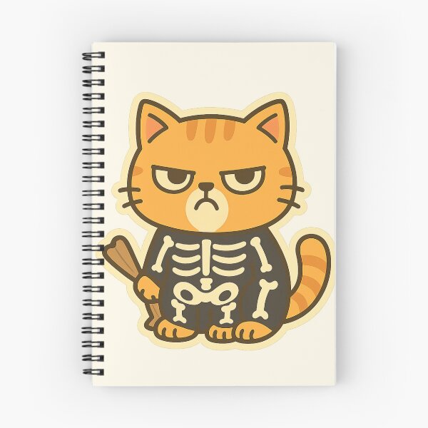 Item preview, Skeleton Tuff – Spooky Grumpy Cat Halloween Design designed and sold by Puff & Tuff.