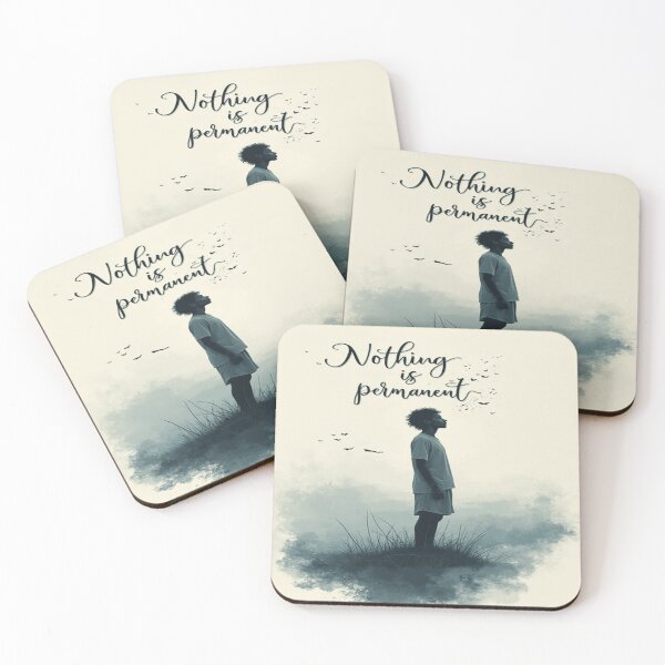 Item preview, "Nothing Is Permanent - Inspirational Nature Design" designed and sold by Pixel-2-Wears.
