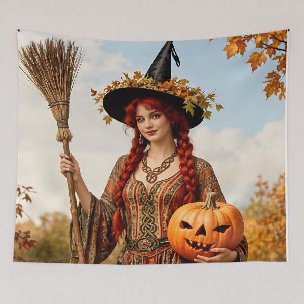 Item preview, Halloween Samhain Witch Autumn designed and sold by SoniaSarkali.