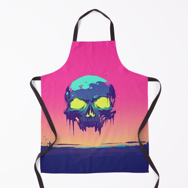 Item preview, Neon Skull Dripping Sunset Glow designed and sold by Christian Weiss.