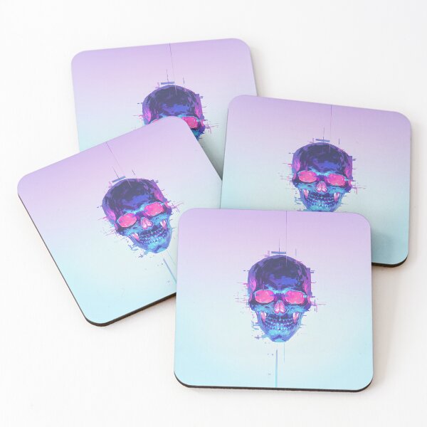 Item preview, Glitch Skull With Neon Glow designed and sold by Christian Weiss.