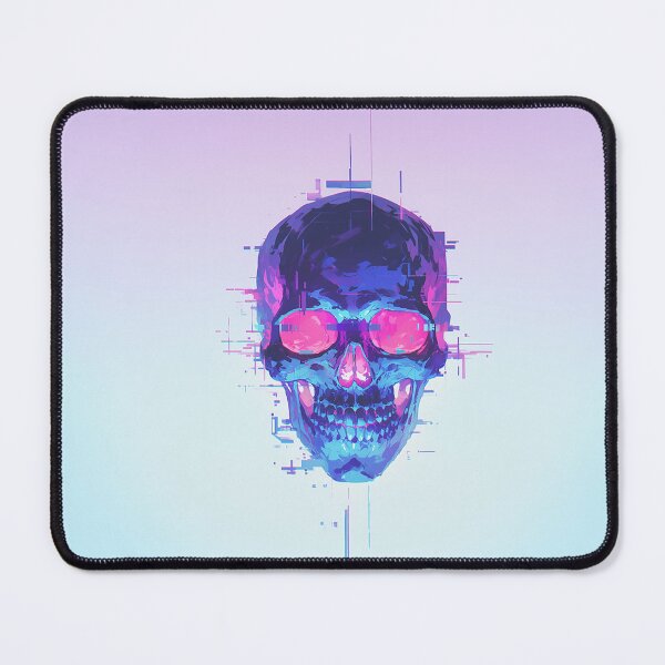 Item preview, Glitch Skull With Neon Glow designed and sold by Christian Weiss.