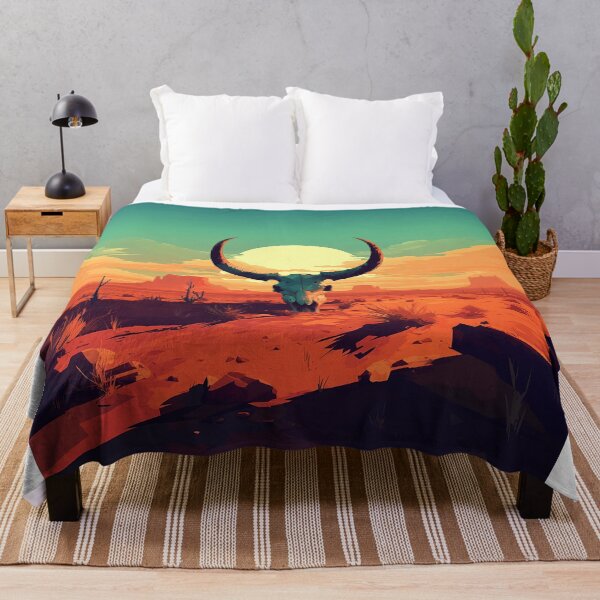 Item preview, Bull Skull Desert Wasteland designed and sold by Christian Weiss.