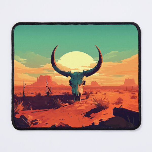 Item preview, Bull Skull Desert Wasteland designed and sold by Christian Weiss.