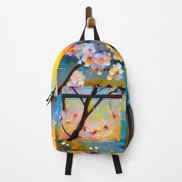 Item preview, Cherry Blossom Fantasy Lake Sunset designed and sold by Lee Hiller Designs.