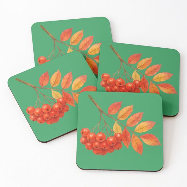 Item preview,  A Watercolor Sprig of Autumn Rowan Berries designed and sold by IraBum.