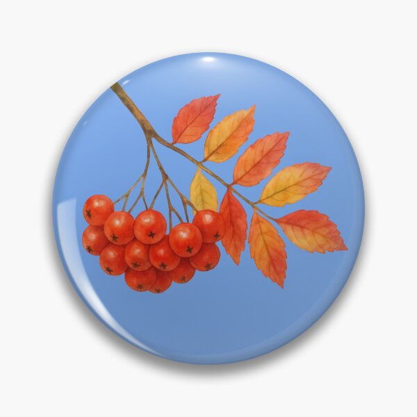 Item preview,  A Watercolor Sprig of Autumn Rowan Berries designed and sold by IraBum.
