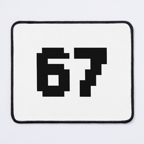 Item preview, 67, Six Seven in 8-bit Pixel designed and sold by Memes N Lore .