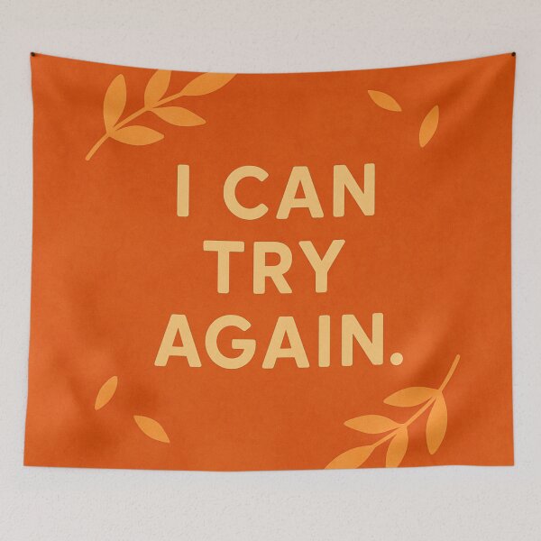 Item preview, I Can Try Again | Positive SEL Affirmation designed and sold by MforMontessori.