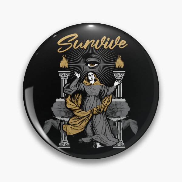 Item preview, Survive Religious Iconography designed and sold by BarbedWireArt.