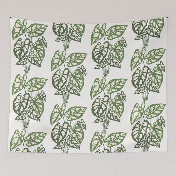 Item preview, Heartleaf Contrast — Stylized Caladium designed and sold by NicolaZhukov.