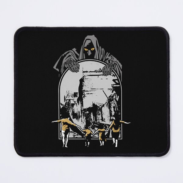 Item preview, Art Dark Hooded Figure And Family designed and sold by BarbedWireArt.