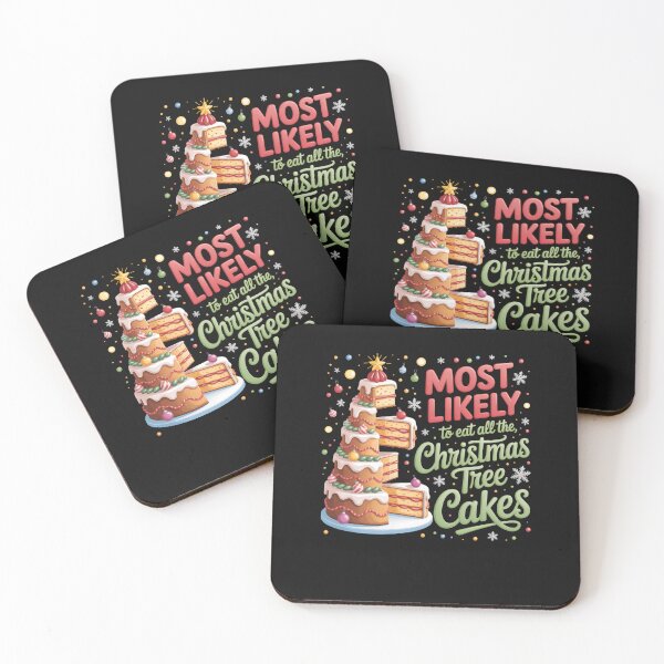 Item preview, Christmas Tree Cakes Funny Holiday Snack  designed and sold by clothesy7.