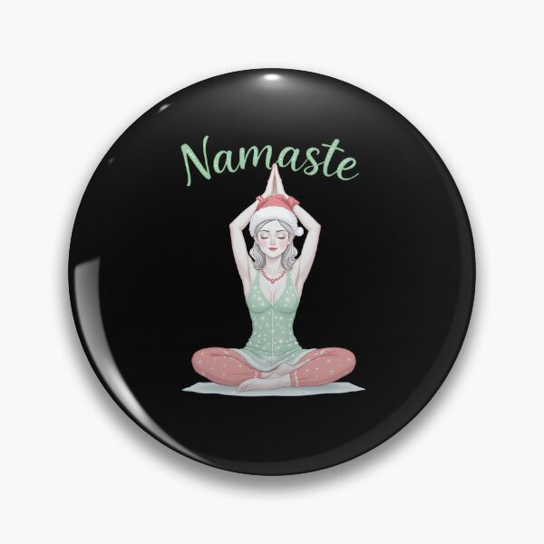 Item preview, Christmas Christmas Gift Yoga Namaste designed and sold by LoomLevel.