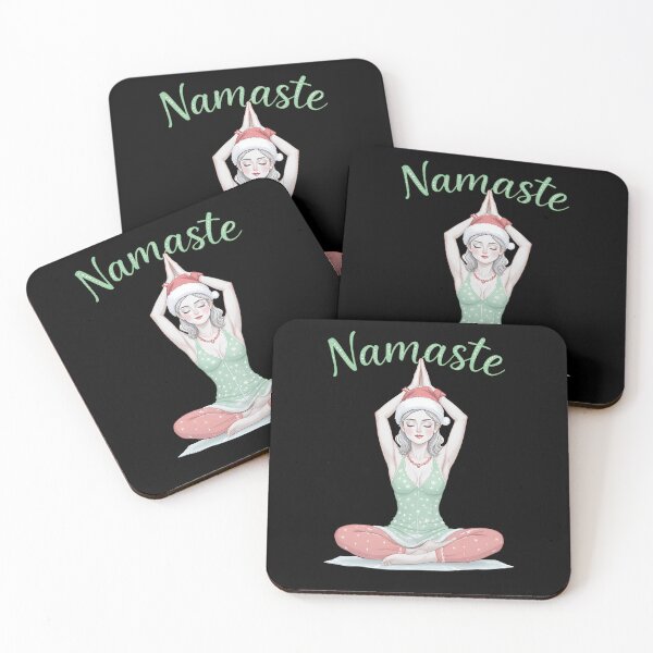 Item preview, Christmas Christmas Gift Yoga Namaste designed and sold by LoomLevel.