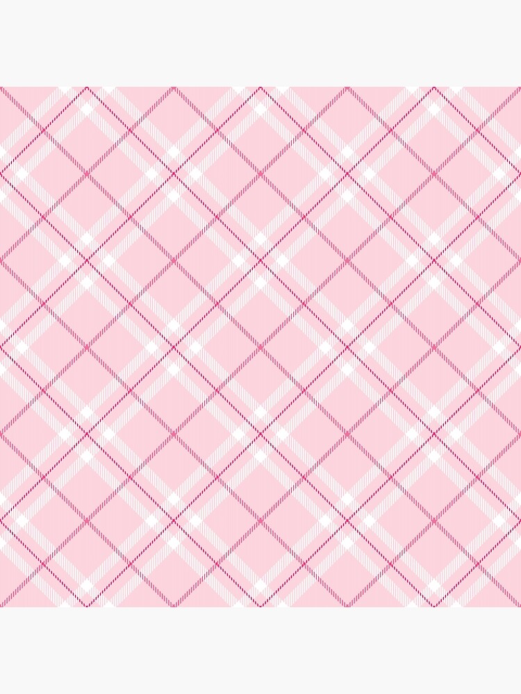 Pink Plaid Poster