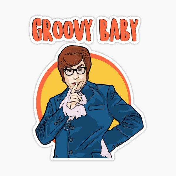 Stickers Austin Powers Pour Flipper / Pincab - Déco Arcade - Fabriqué En France