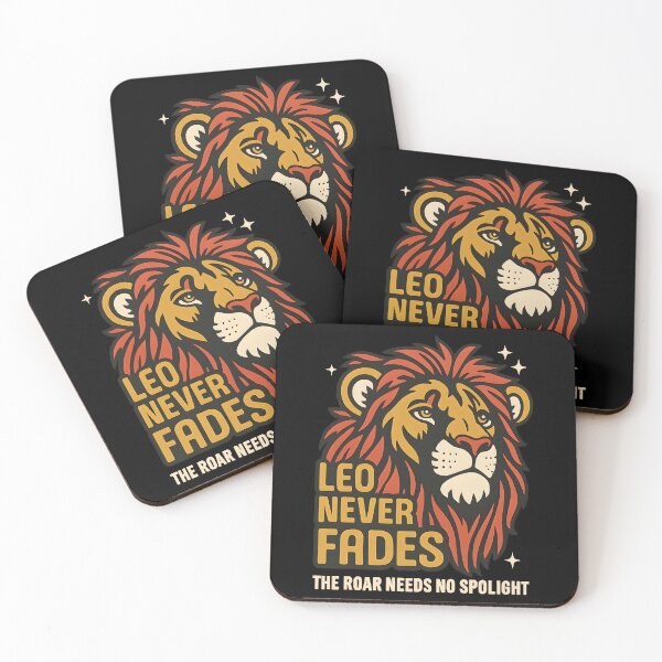 Item preview, Leo Never Fades Majestic Lion Zodiac Astrology Fierce Horoscope Retro Bold Design designed and sold by DrawHandArt.