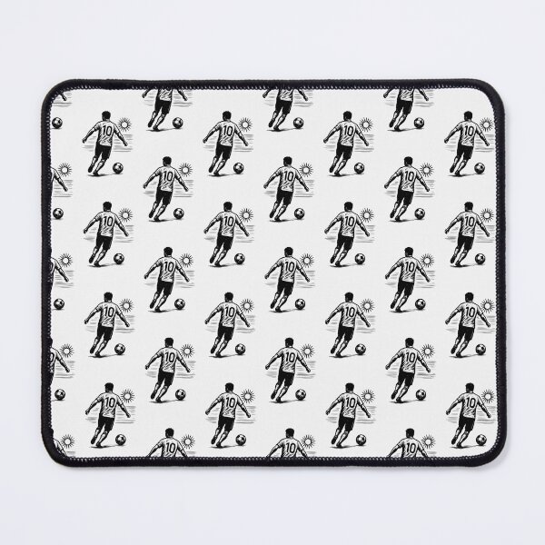Item preview, Black Ink Soccer Art – Number 10 Argentine Spirit designed and sold by edimoraes.