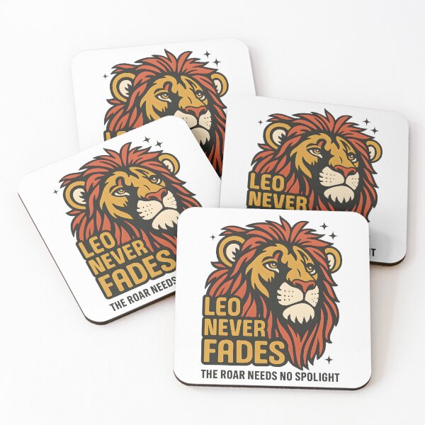 Item preview,  Leo Never Fades Majestic Lion Zodiac Astrology Fierce Horoscope Retro Bold Design designed and sold by DrawHandArt.