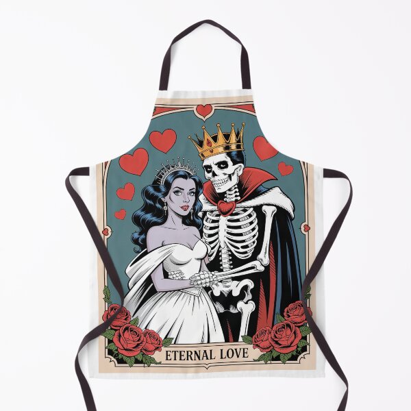 Item preview, ternal Love Skeleton King and Gothic Bride Illustration designed and sold by ying815bubble.