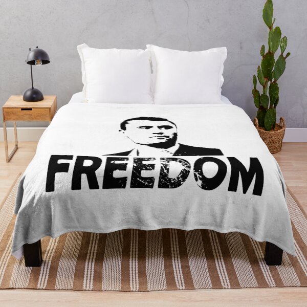 Item preview, Charlie Kirk Freedom Tribute Black Ink design for lighter or white background designed and sold by ZechJohnRB.