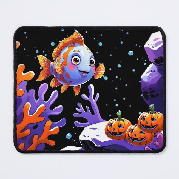 Item preview, Happy Fish with Jack-O’-Lantern designed and sold by DariaCraft.