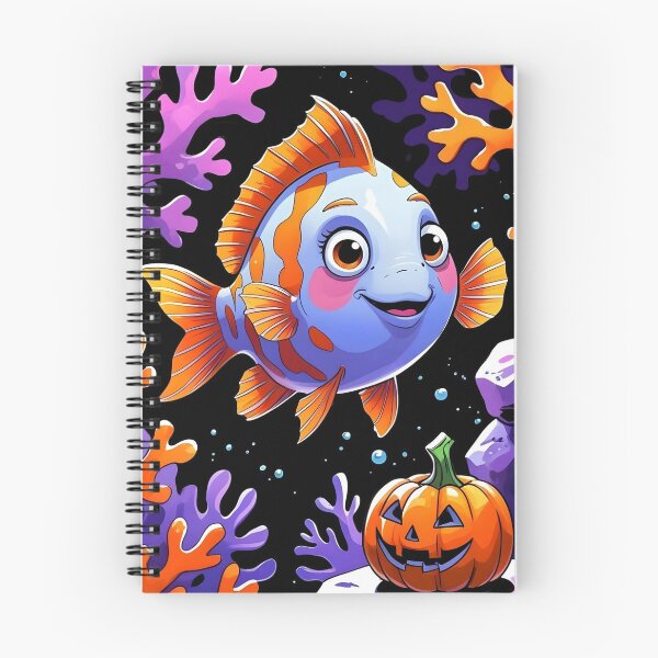 Item preview, Pez feliz con Jack-O'-Lantern designed and sold by DariaCraft.