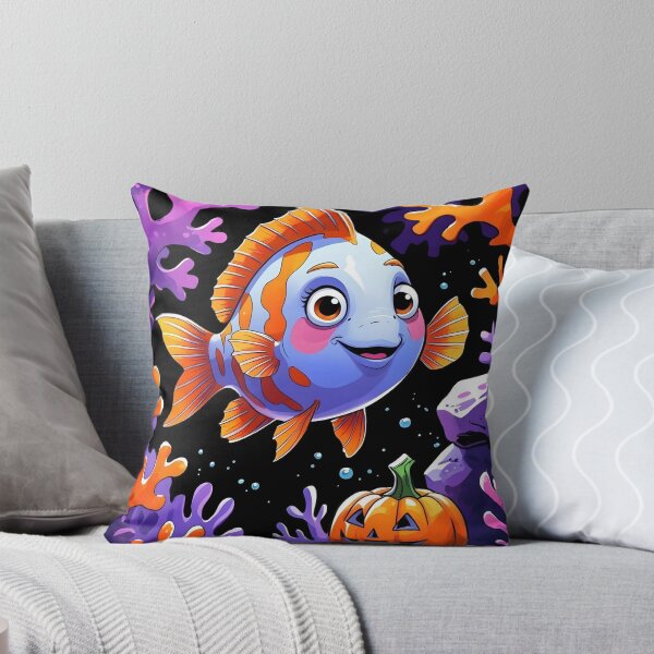 Item preview, Happy Fish with Jack-O’-Lantern designed and sold by DariaCraft.