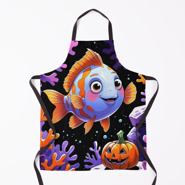 Item preview, Happy Fish with Jack-O’-Lantern designed and sold by DariaCraft.