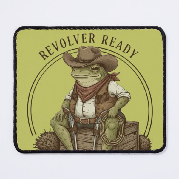 Item preview, Cowboy Frog - Revolver Ready designed and sold by Too Kool Designing .