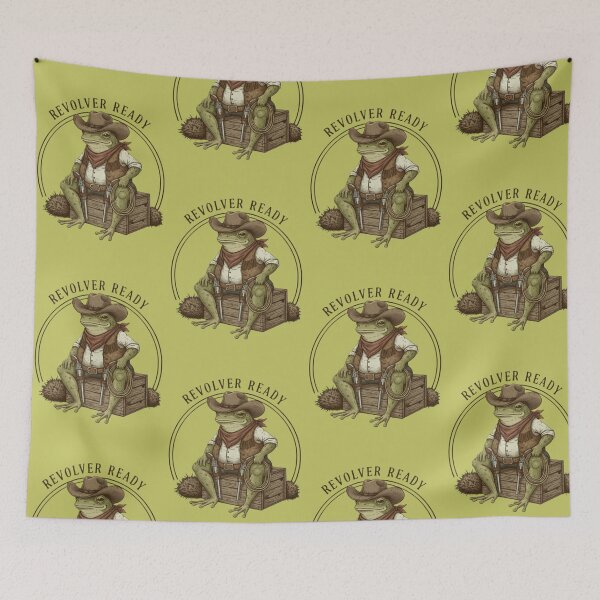 Item preview, Cowboy Frog - Revolver Ready  designed and sold by Too Kool Designing .