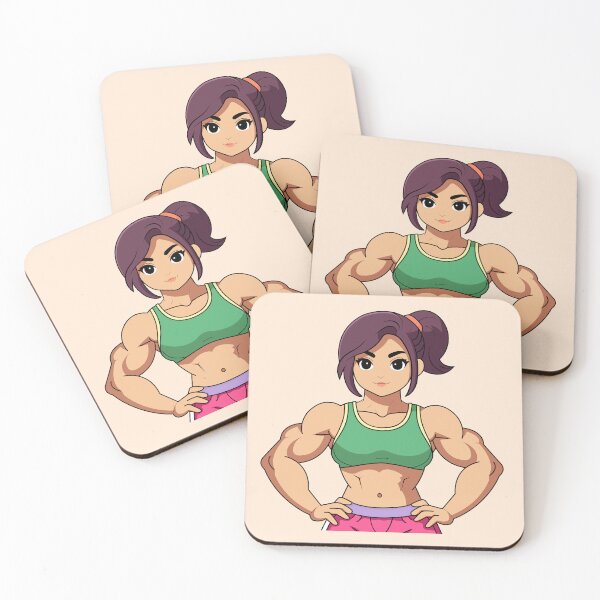 Item preview, Fierce Female Bodybuilder Strength & Grace Illustration designed and sold by GriferrStore.