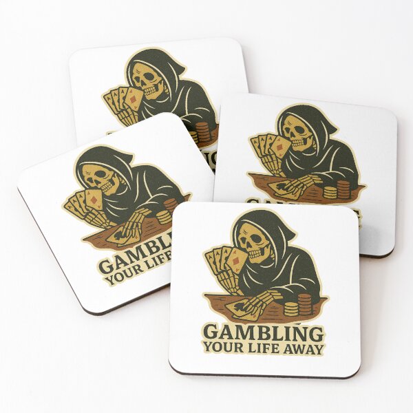 Item preview, Gambling Your Life Away Reaper Sailor Jerry Style Logo Design  designed and sold by Ali Kiwan Photo and Desgin .