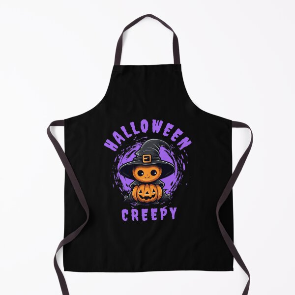 Item preview, T-Shirt Halloween Creepy Pumpkin Kawaii Witch Cute and Spooky Design designed and sold by MikiMejia.