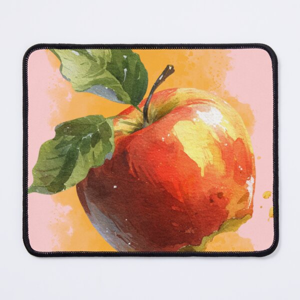 Item preview, Red Apple Watercolor | Botanical Fruit Illustration designed and sold by Plantinum.