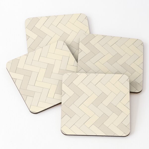 Item preview, Herringbone pattern beige designed and sold by Mountain-Point.