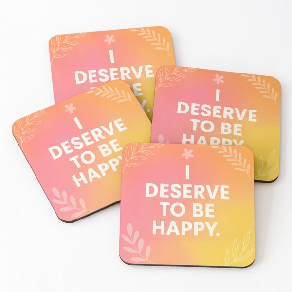 Item preview, I Deserve to Be Happy | Positive SEL Affirmation designed and sold by MforMontessori.