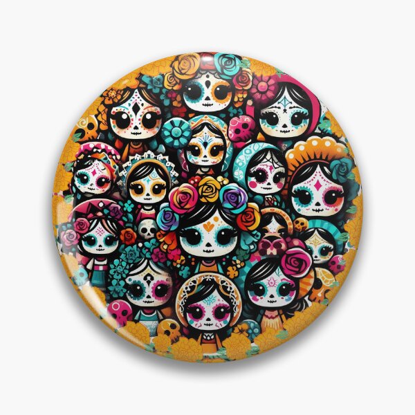 Aperçu de l'œuvre Collage mignon de Catrina créée et vendue par Nacho Average Designs.