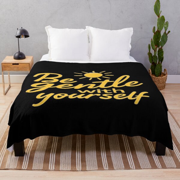 Item preview, Be Gentle with Yourself – Energetic Brush Script Sun Design designed and sold by ArthUpscale.